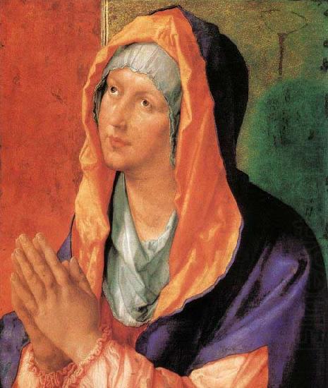 Albrecht Durer The Virgin Mary in Prayer china oil painting image